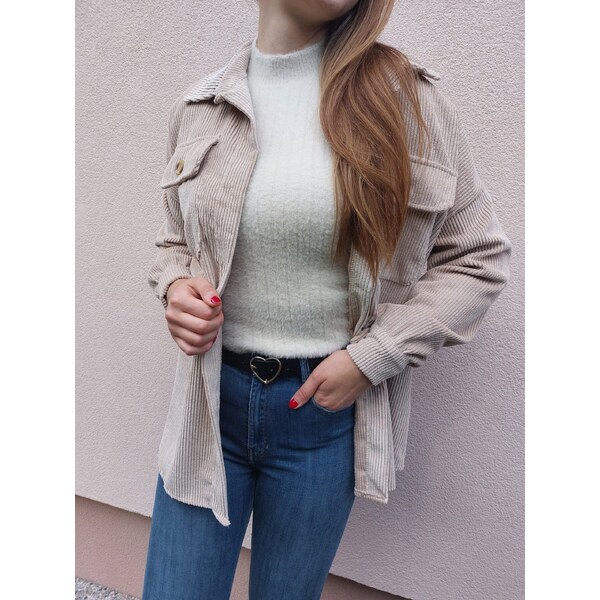 modnenakupy.sk Dámska košeľová bunda typu shacket LORRY 35802417