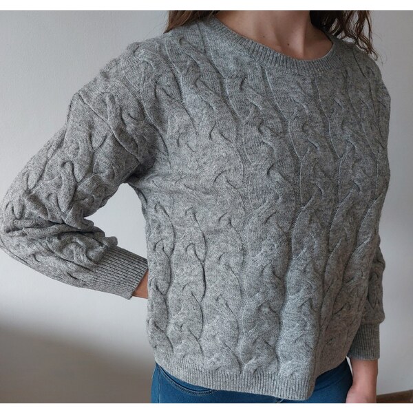 modnenakupy.sk Dámsky sveter s uzlovým vzorom ESTEE 35802580