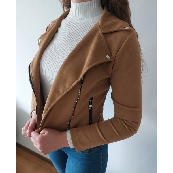 modnenakupy.sk Dámska prechodná semišová bunda RHONDA 35802604