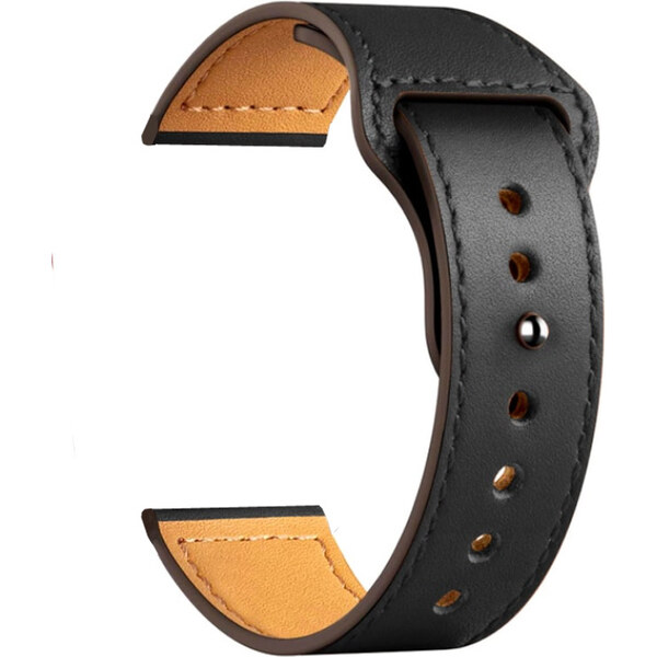 Madvell Kožený remienok čierna 20mm 44954615