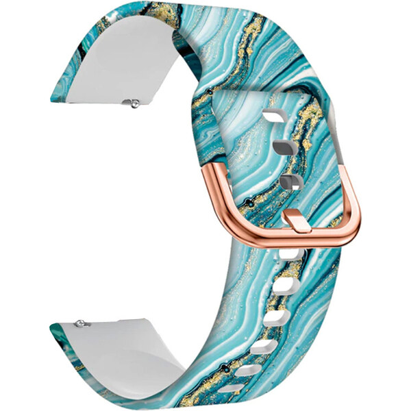 Madvell Silikónový remienok Modrá lagúna 20mm 44954692