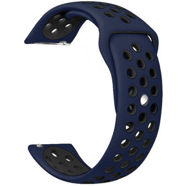 Madvell Športový silikónový remienok tmavo modrá s čiernou 20mm 44954746