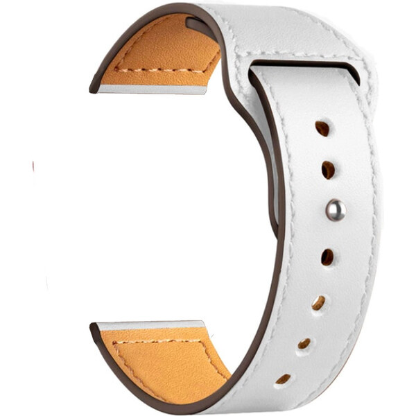 Madvell Kožený remienok biela 20mm 44954609