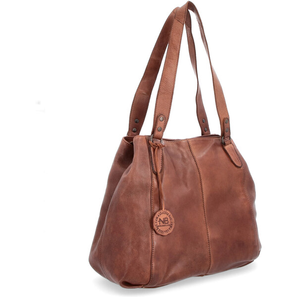 Kožená kabelka cez rameno Noelia Bolger koňaková NB 2102 KO 64019830