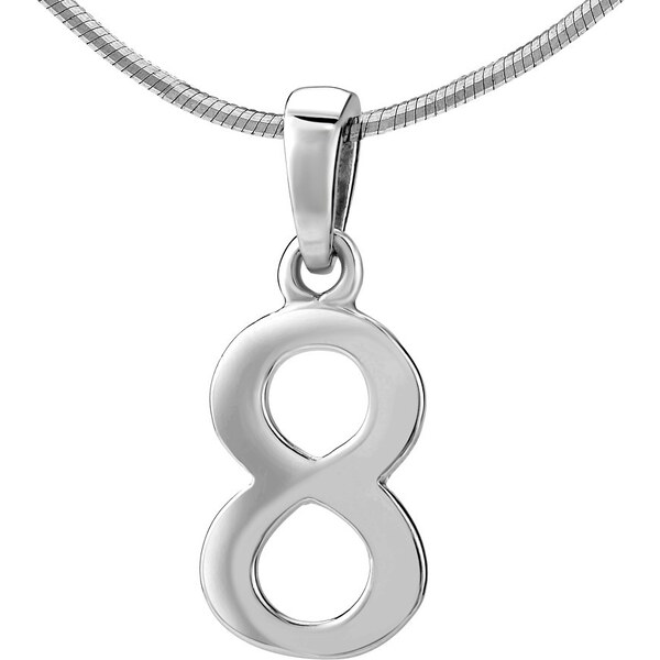Ligot Strieborný prívesok číslo 8 - osmička PRM13679 46719820