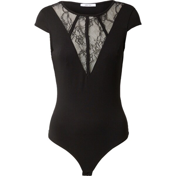ABOUT YOU Košeľové body Teena čierna 35870335