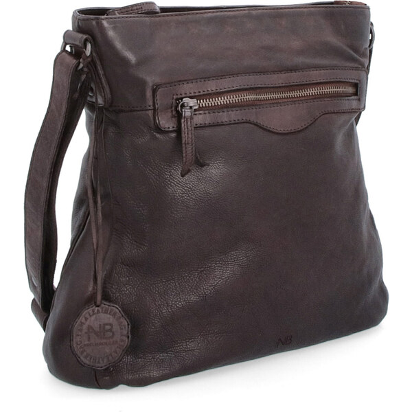 Kožená kabelka crossbody Noelia Bolger hnedá NB 2103 H 35855674