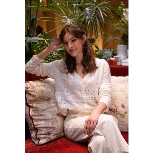 Nathael Paris Biely Kardigan 35871013