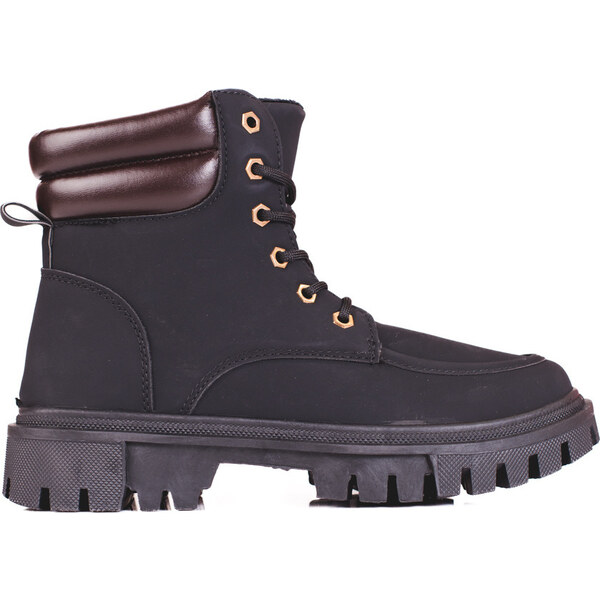 SHELOVET Čierne dámske traperky OH-22B 66148667