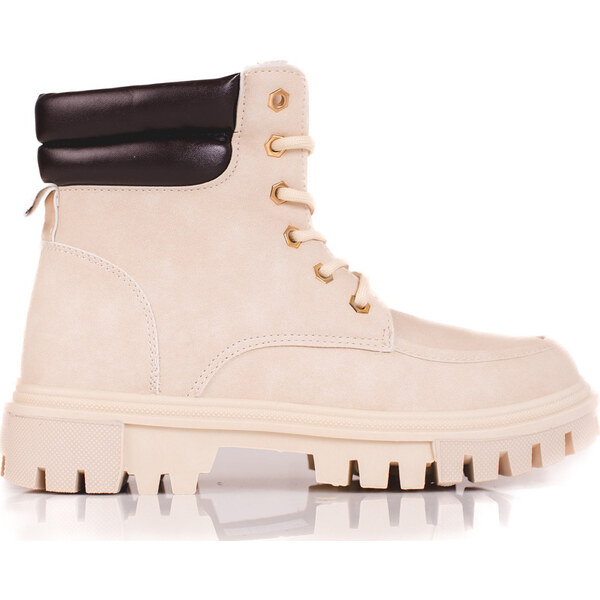 SHELOVET Béžové dámske traperky OH-22BE 66148664