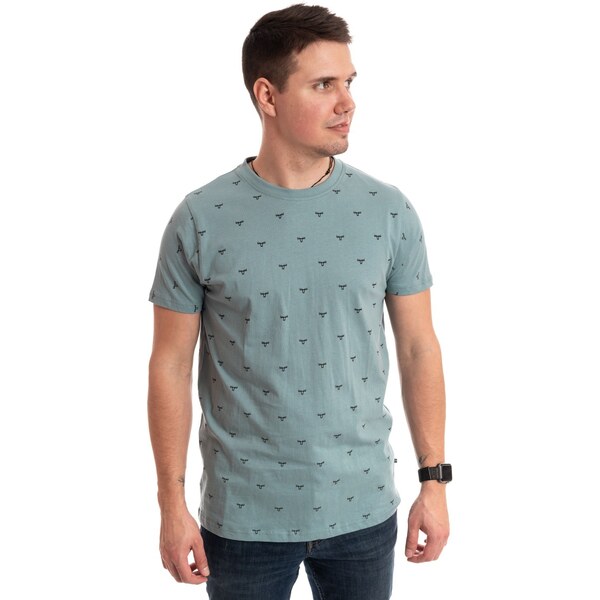 Pánske bavlnené tričko 2117 VIDA mentolová 35886137