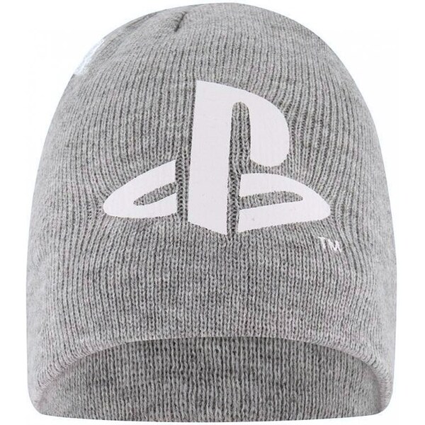 Fashion.uk Detská úpletová čiapka PlayStation - šedá 27371840