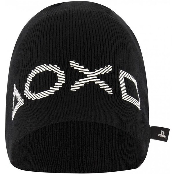 Fashion.uk Detská úpletová čiapka PlayStation - čierna 27391140