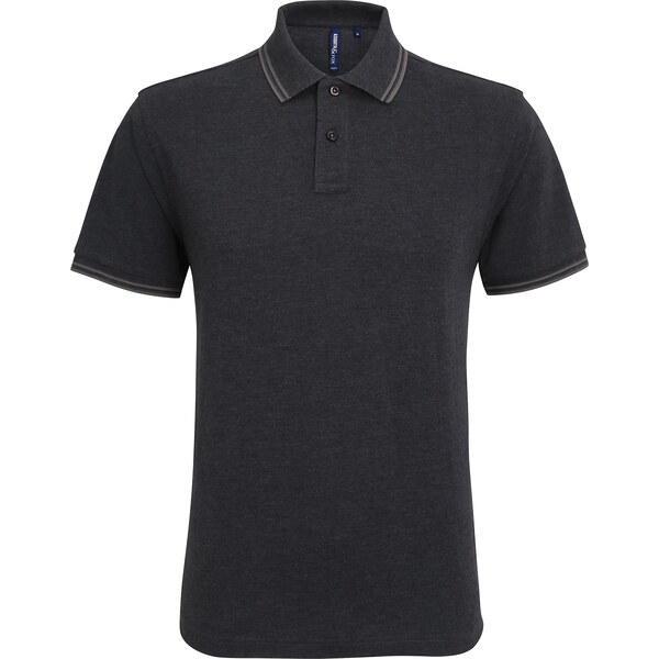 ASQUITH&FOX Pánske polo s kontrastnými detailmi na golieri a rukávoch 62677275