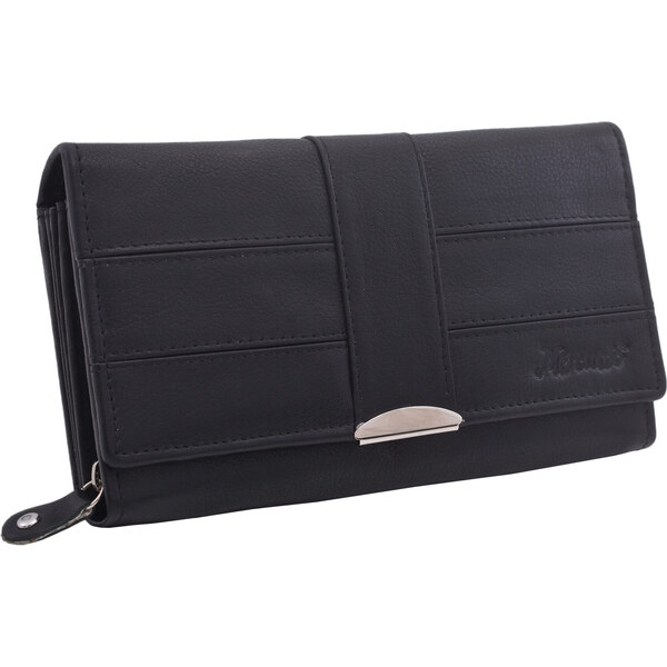 Dámska kožená peňaženka MERCUCIO čierna 2511861 35895848