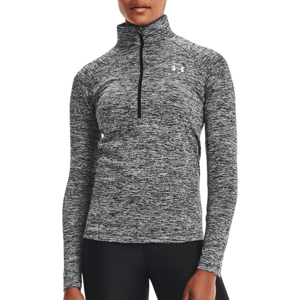 Under Armour W Tech Twist ½ Zip - Dámske - Tričko Under Armour - Sivé 66356535