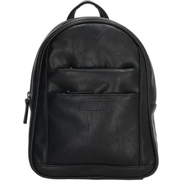 Beagles Čierny malý kožený ruksak Trouble 35916732