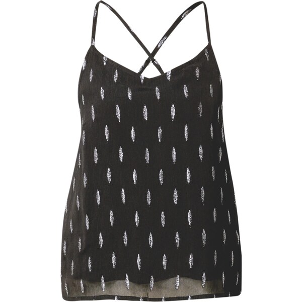 ABOUT YOU Top Fee čierna / strieborná 54237927