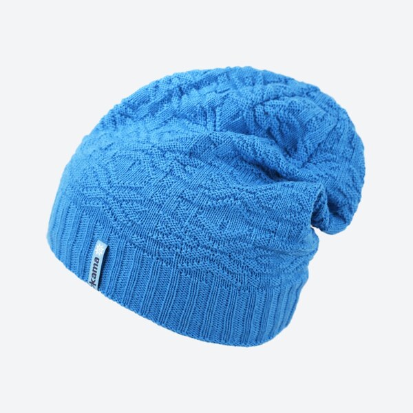 Detská pletená Merino čiapka KAMA B94 - tyrkysová 46771276