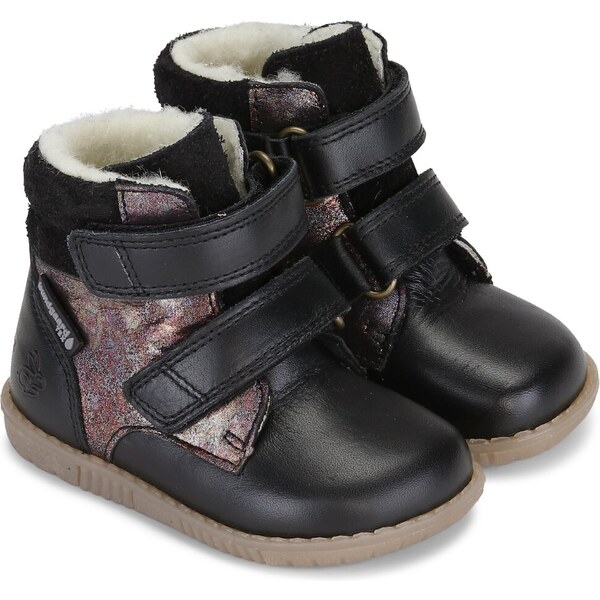 Bundgaard detské zimné kožené topánky zateplené ovčou vlnou - Rabbit 46771587