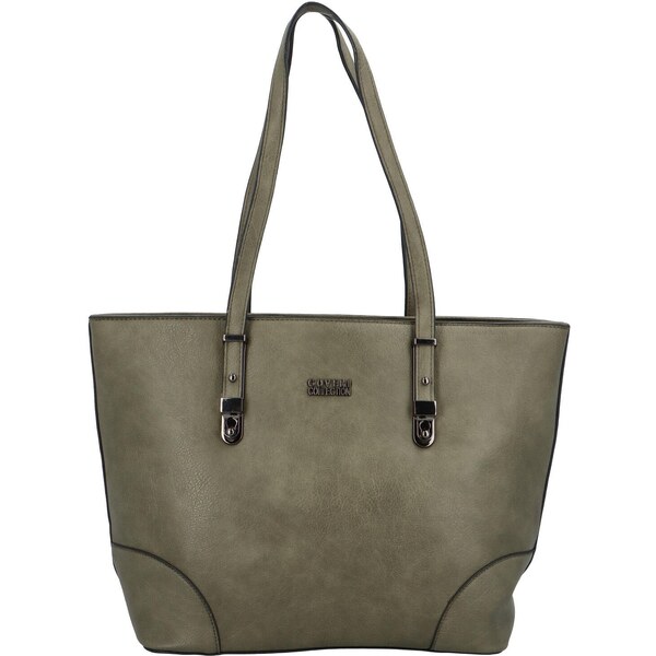 Coveri Štýlová dámska koženková shopper taška Patiens, zelená 66563140