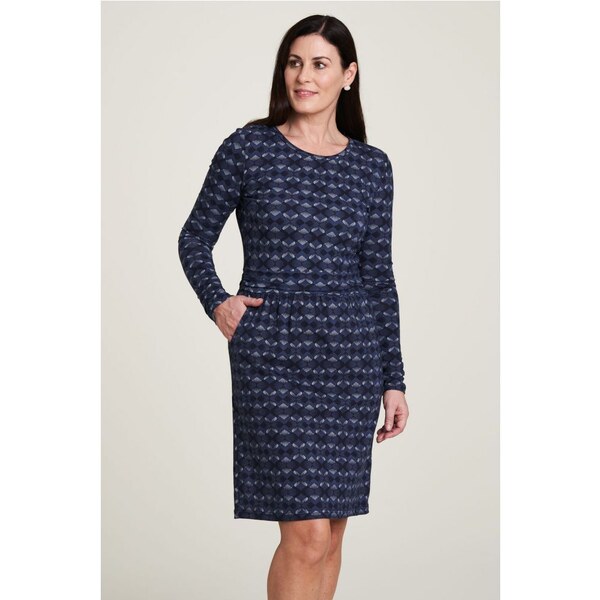 Tranquillo Modré vzorované šaty 35927696