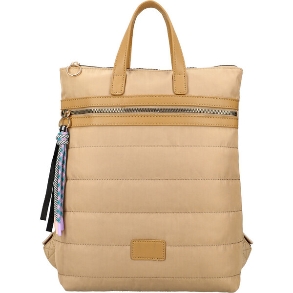 Am Montreux Kapučínovo hnedý dámsky prešívaný batoh AM0289 35943905