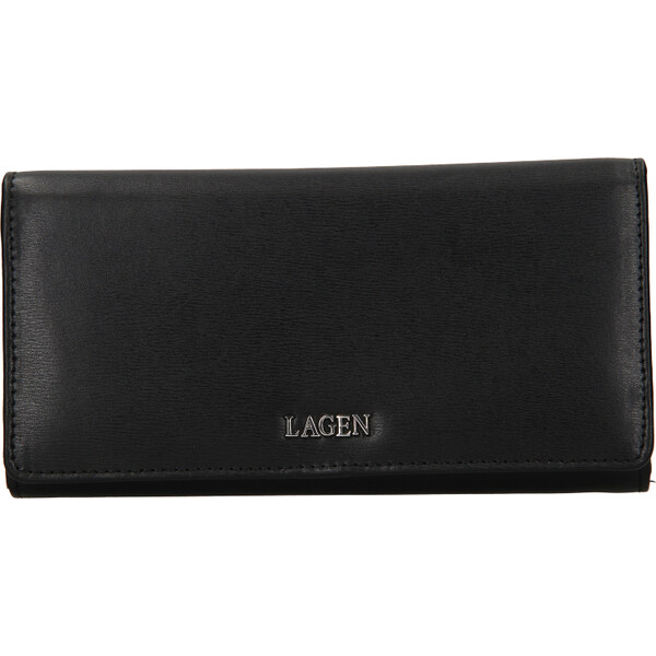 Dámska kožená peňaženka LAGEN 50310 - Čierna - BLK 35954222