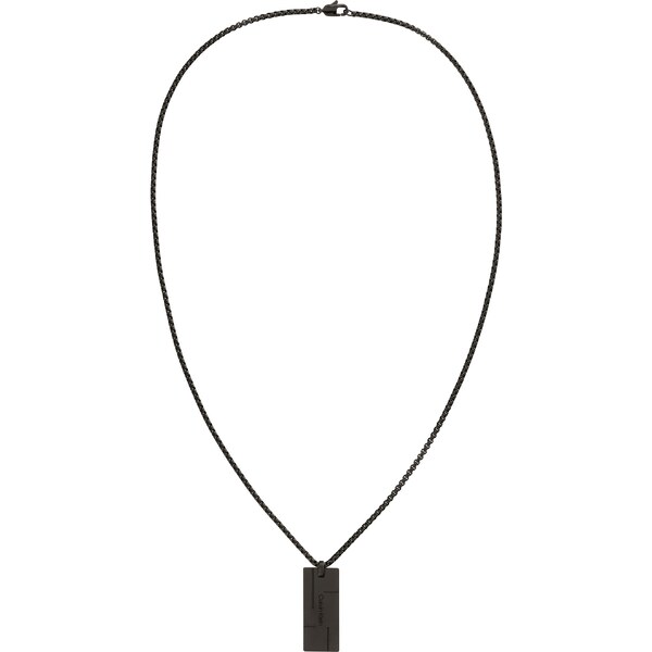 Calvin Klein Moderný čierny náhrdelník z ocele Iconic Id 35000059 66584067