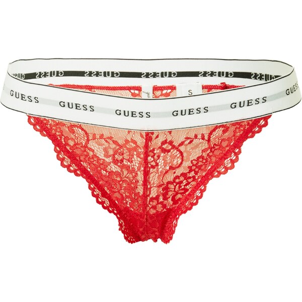 GUESS Nohavičky červená / čierna / biela 35975203