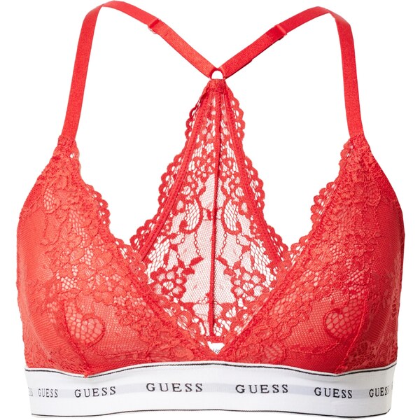 GUESS Podprsenka Belle sivá / červená / čierna / biela 42192977