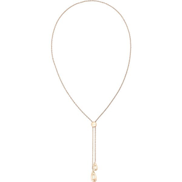 Calvin Klein Univerzálny bronzový náhrdelník z ocele Sculptured Drops 66583424