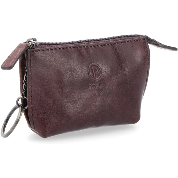Kožená kľúčenka Poyem hnedá 5219 Poyem H 64019606
