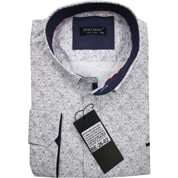 EGO MAN košeľa pánska BE-26-02 nadmerná veľkosť 35987519