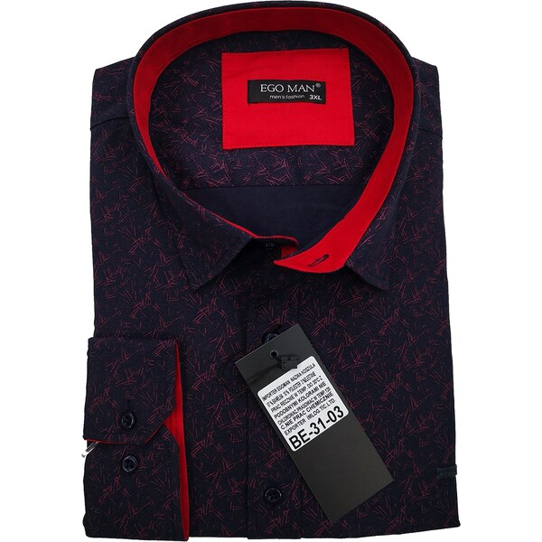 EGO MAN košeľa pánska BE-31-03 nadmerná veľkosť 35987521