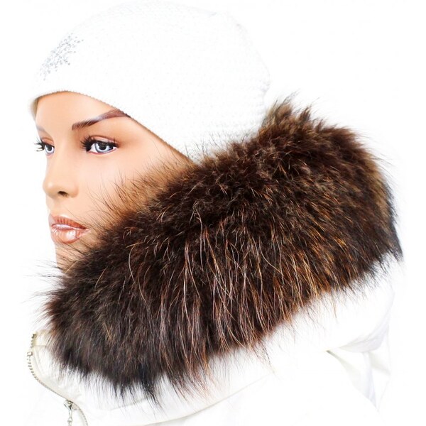 Sikora Kožušinový lem na kapucňu - golier medvedíkovecsnowtop melír 67062274