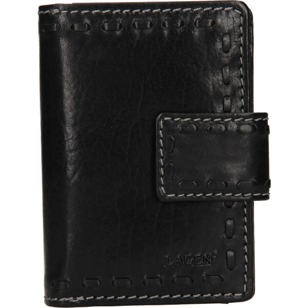 Lagen Dámska kožená peňaženka 23534/T čierná 36009708