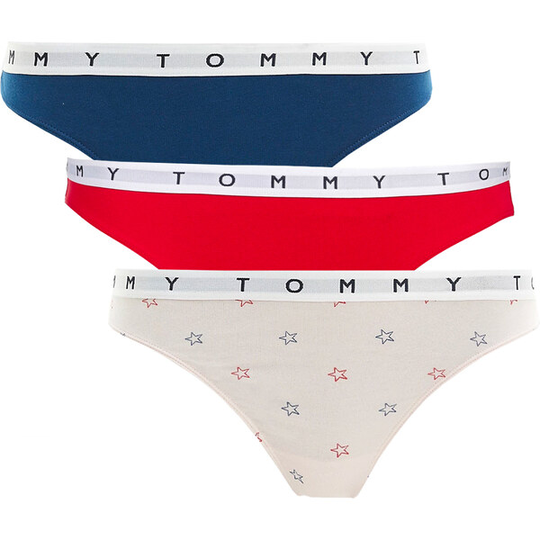 TOMMY HILFIGER - tangá 3PACK king red star - special limited edition 36018374