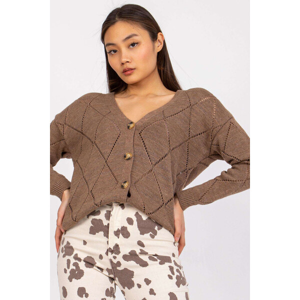 Glara Sveter s gombíkmi z vlny 36019242