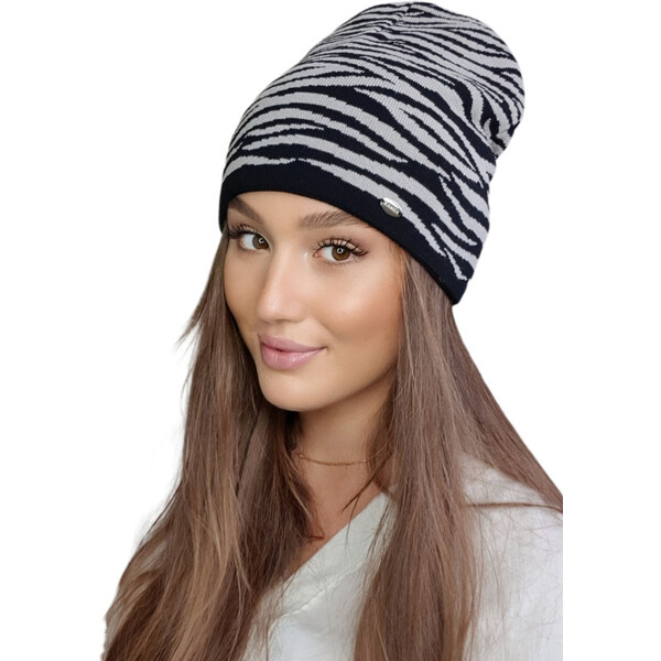 Kamea Smotanová štýlová dámska čiapka Zaina, Farba smotanová 36031894