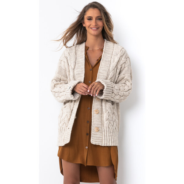 Glara Pletený vlnený sveter 66211685