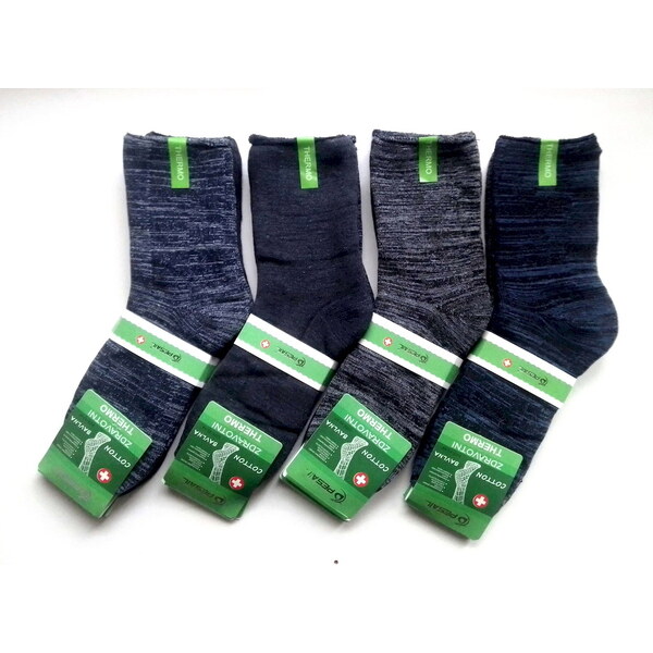 Pánske zdravotné ponožky termo 2 páry 36063278