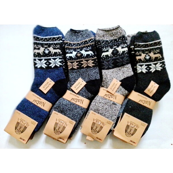 Pánske hrubé ponožky Alpaca 3 páry 66981112