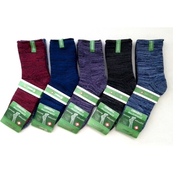 Dámske zdravotné ponožky termo 2 páry 59109075