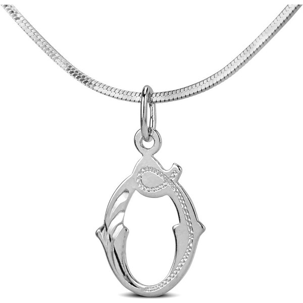 Ligot Prívesok písmeno O - striebro SILVEGOB10068-O 46719531