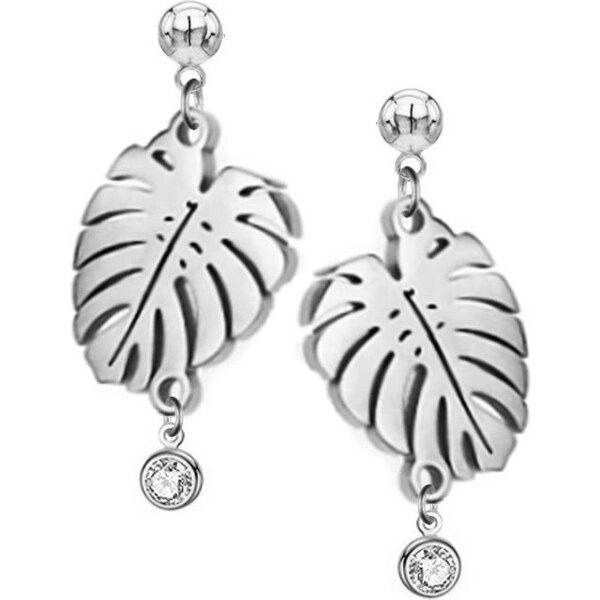 SWAROVSKI Elements Swarovski e. visiace náušnice Palm Riviera z ocele 36075114