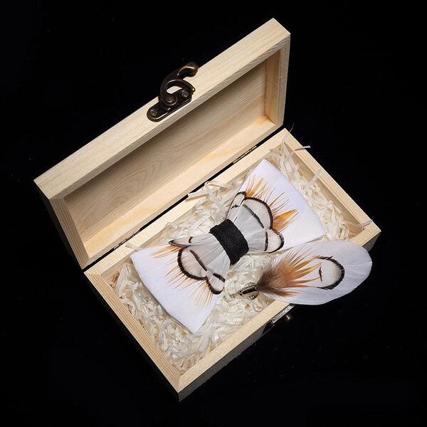 RICK NEER Luxusný motýlik s brošňou RN173 35941858