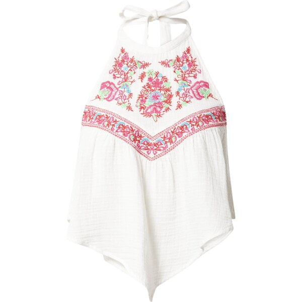 Nasty Gal Top zmiešané farby / biela 63143083