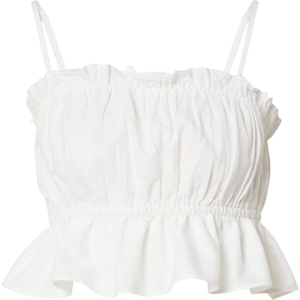 Nasty Gal Top Cami biela 63143087