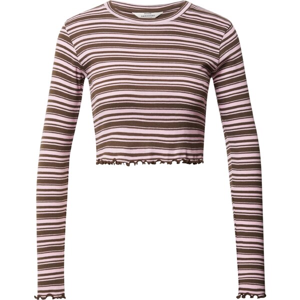 MADS NORGAARD COPENHAGEN Tričko Tira čokoládová / levanduľová 39255540